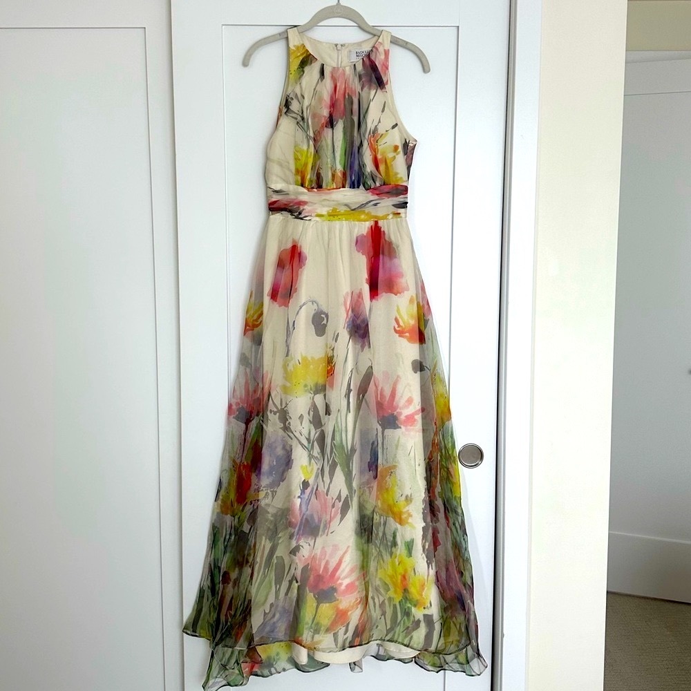 *SALE* Badgley Mishka floral watercolor gown